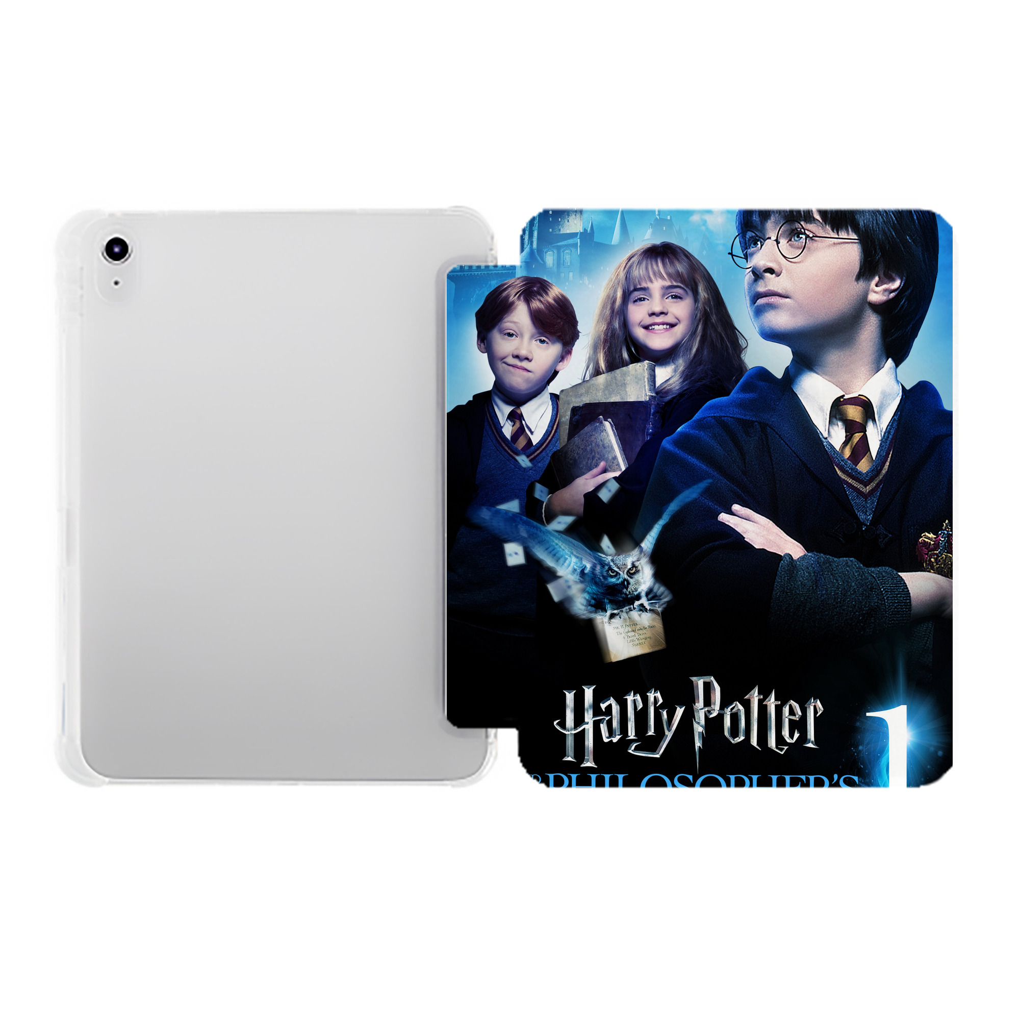 （画像用） Harry Potter ハリー・ポッターシリーズ IPad ケース ペン収納付き 三つ折りスタンド PUレザー×シリコン 対応機種9.5/10.5/10.9インチ